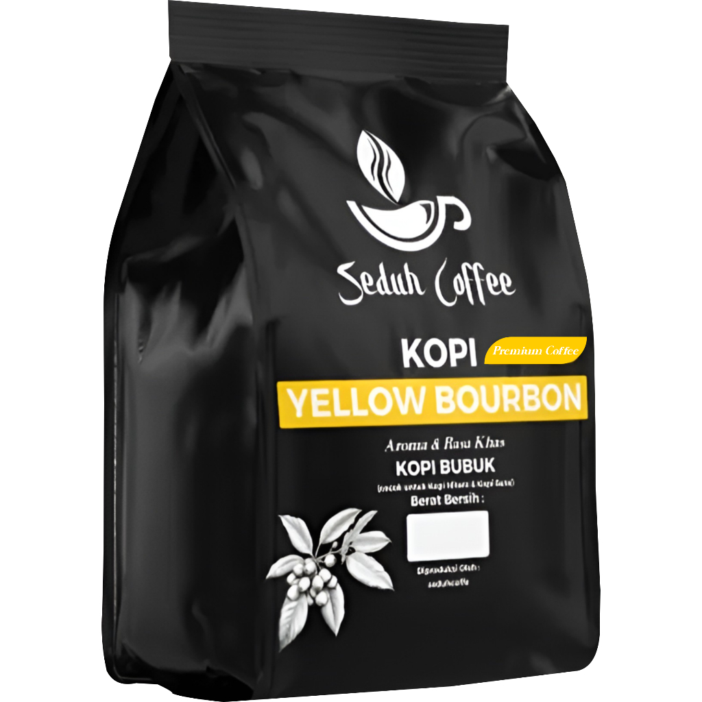 

SEDUH- Bubuk Kopi Yellow Bourbon Berat Berkilau Premium 200gr