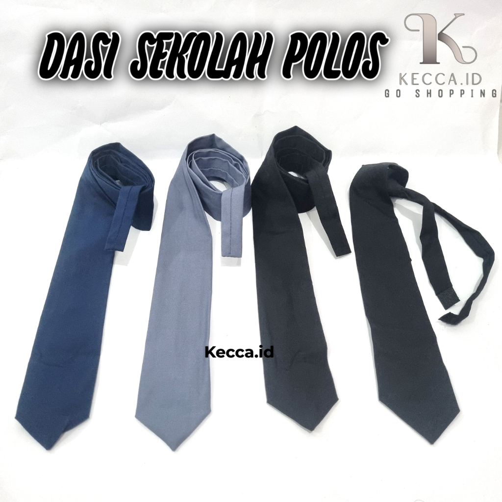 DASI HITAM POLOS/DASI BRU/DASI ABU/DASI SMP POLOS