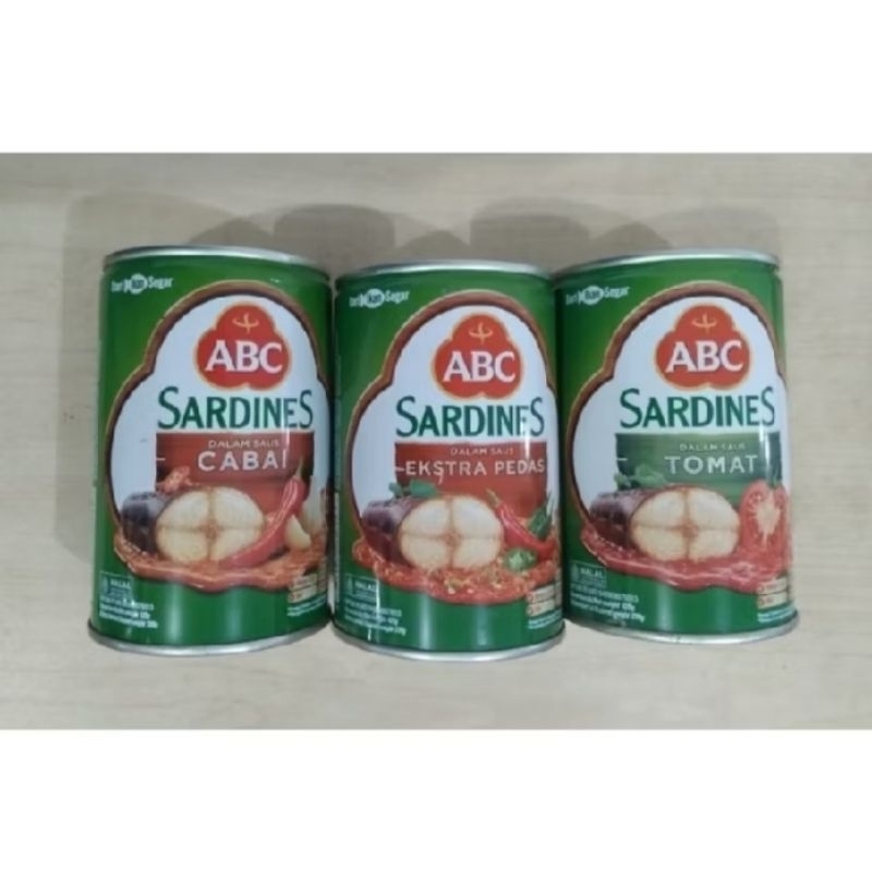 

ABC Sardines Cabai Eksstra Pedas Tomat