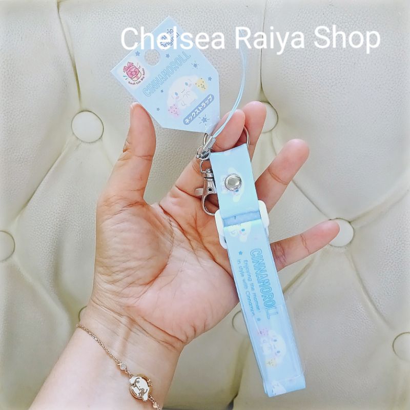 

Lanyard Tali Kalung ID Card Handphone Sanrio Cinnamoroll Cinamorol Cinamoroll Cinnamonroll Kawaii Original Japan