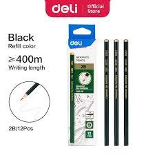 

Pensil 2B Deli Graphite Hijau EC88