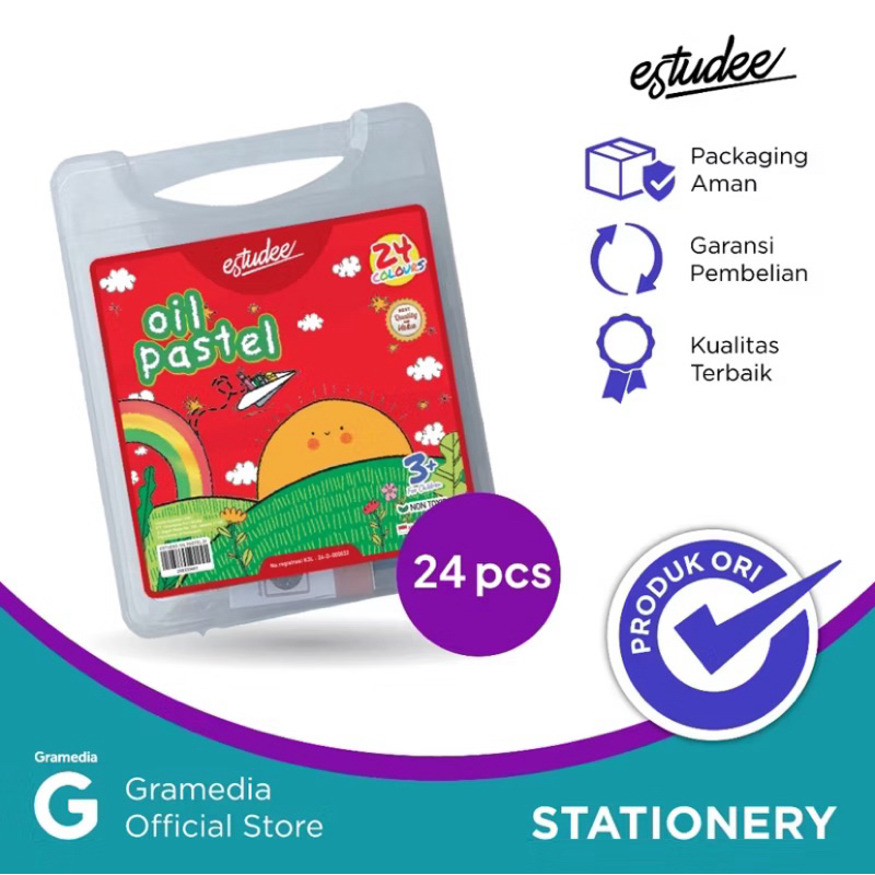 

Estudee Oil Pastel 24 Pcs