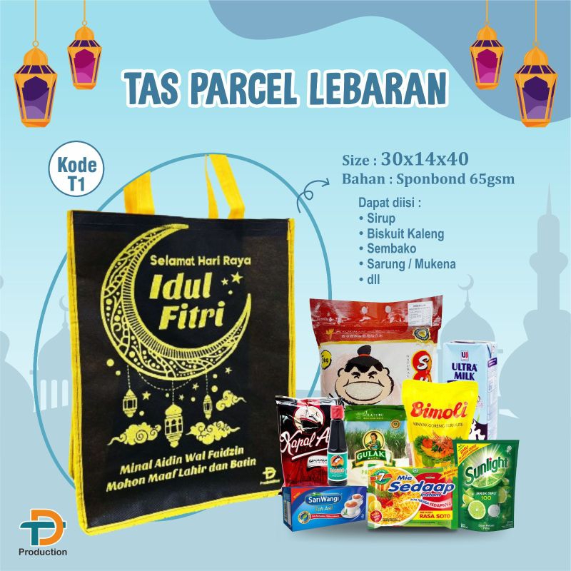 

(per 1 pcs) Tas Lebaran / Goddie Bag / Spunbond