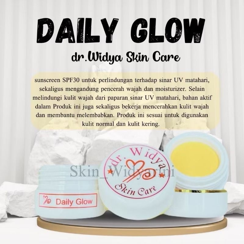 ￼❤️DR WIDYA❤️Daily Glow | Cream pagi Daily Glow Dr Widya | Cream Pagi dr widya | Cream Pagi Foundati