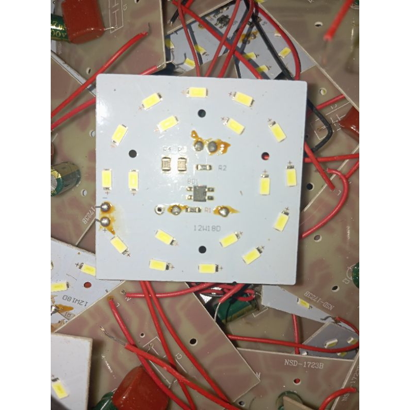 PAKET HEMAT PCB LAMPU LED AC 12 WATT 220V NYALA