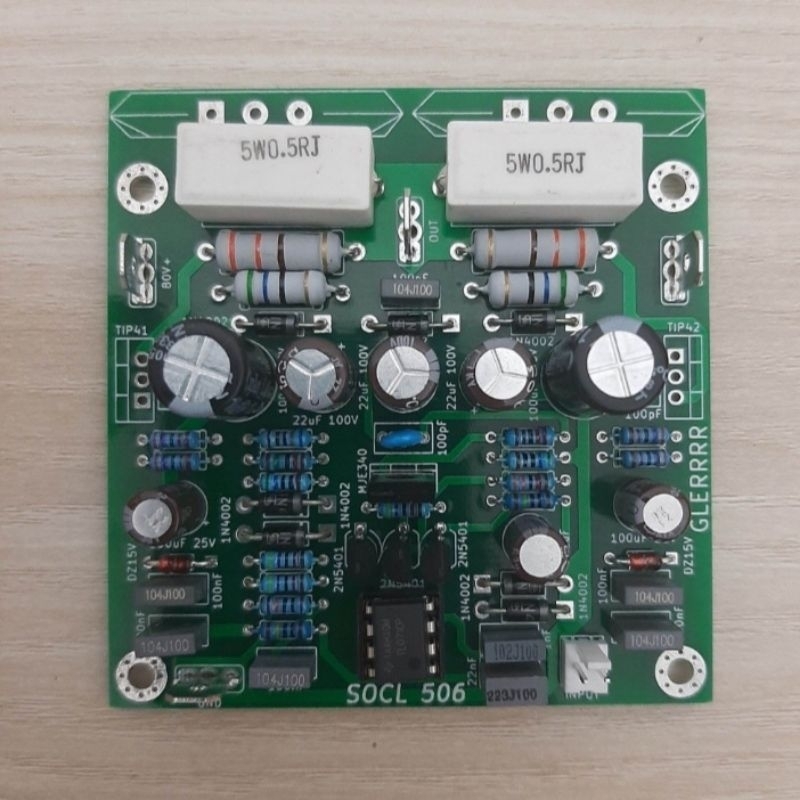 Kit Driver Power Amplifier SOCL 506 Power Amp PCB Double Layer