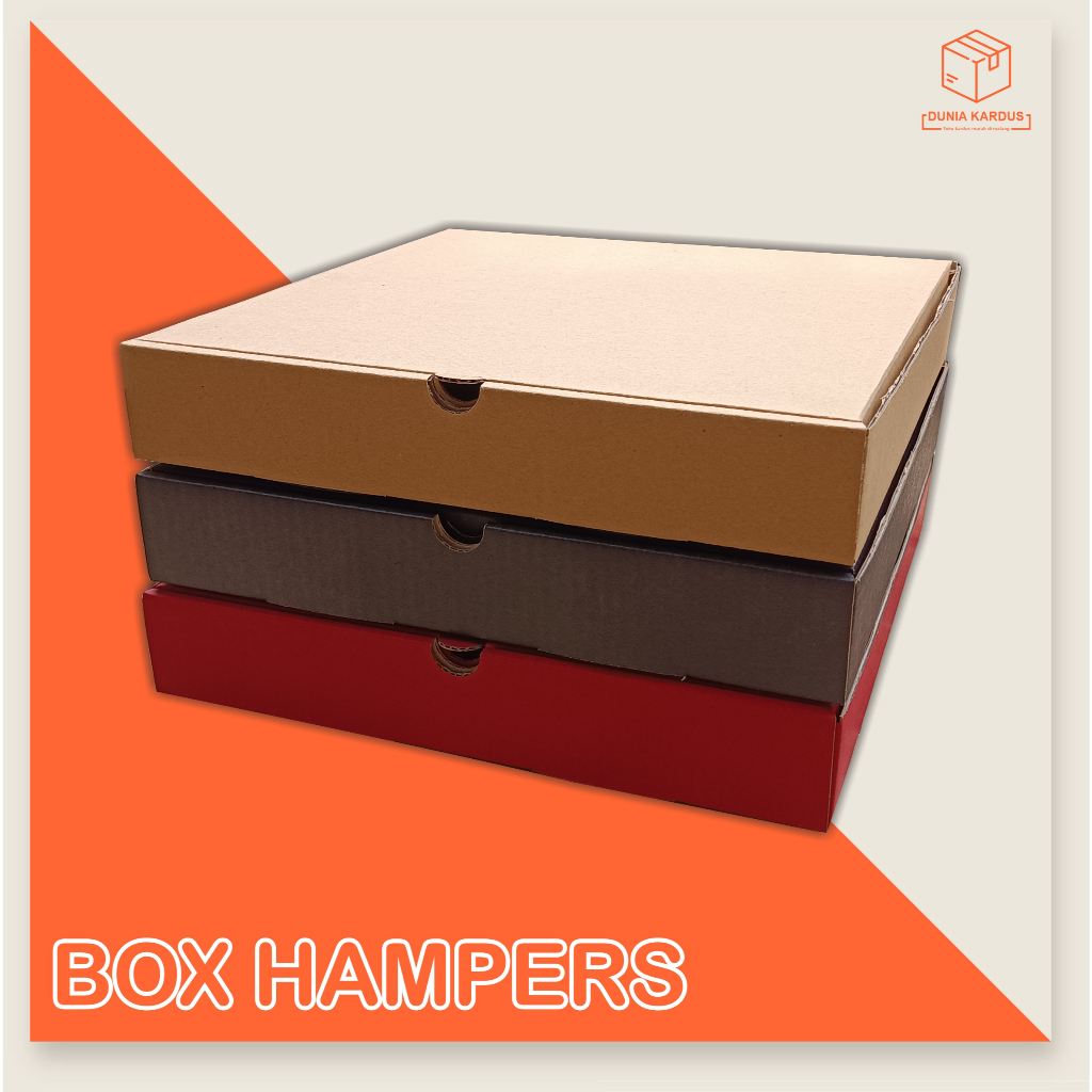 Box Pizza/hampers 40x40x4,5 cm |PIZZA POLOS | BOX HAMPERS | BOX PACKING | BOX KADO | BOX PIZZA | BOX