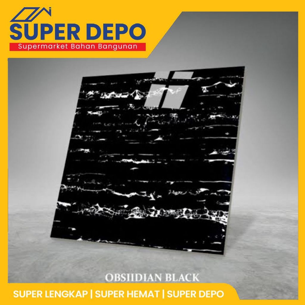 GRANITE VALENTINO GRESS 60X60 - OBSIDIAN BLACK