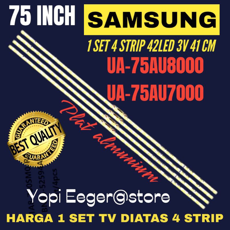 BACKLIGHT TV LED SAMSUNG 75 INCH UA-75AU8000- UA-75AU8000 BACKLIGHT TV LED SAMSUNG 75 INCH