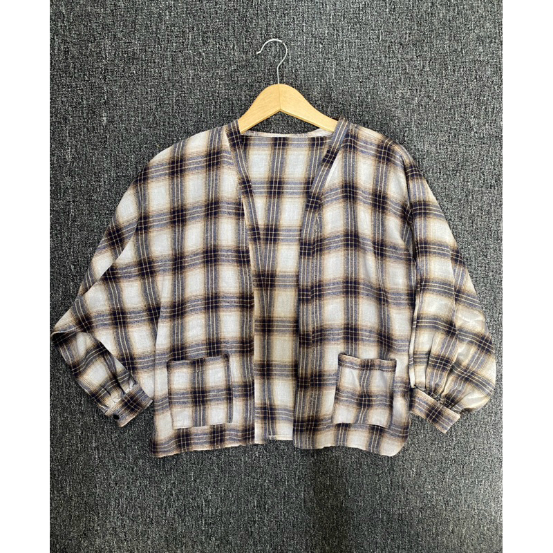 PRELOVED Outer Flanel Wanita | Flanel Wanita | Outer Flanel Kotak-kotak Premium