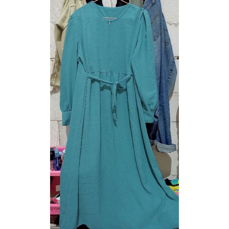 Gamis hijau tosca