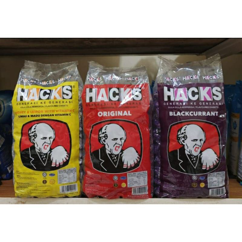 

Permen Hacks Malaysia Ada 3 Varian Rasa Original, Blackcurrent, Lemon And Honey, Murah