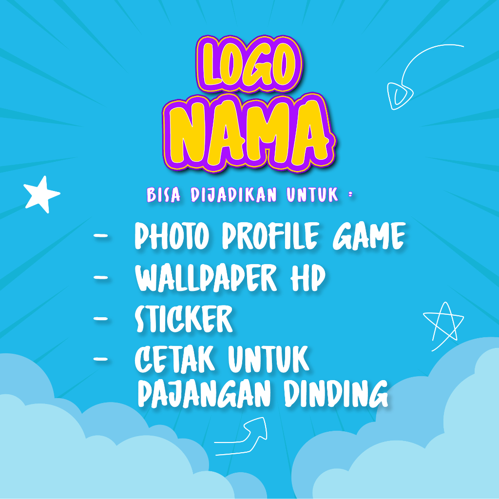 Jasa LOGO KEREN buat [ MOBILE LEGEND, STIKER, WALLPAPER ]