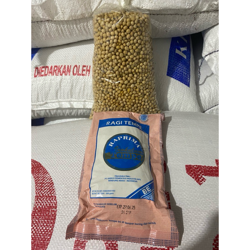 

PAKET TEMPE 2 KG KACANG + 1 PCS RAGI TEMPE RAPRIMA