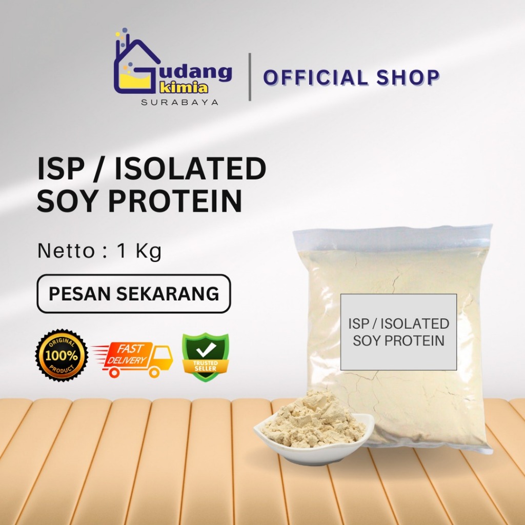 

ISP / Isolated Soy Protein / Pengenyal / Pengikat Lemak pada nugget, bakso 1 KG