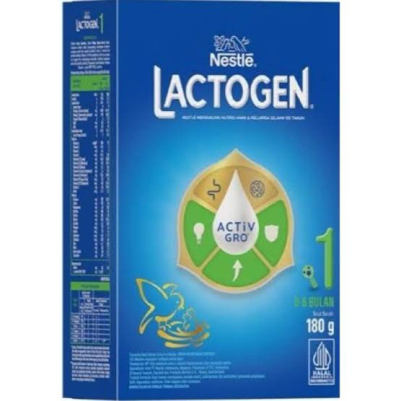 

Nestle Lactogen ACTIV GRO 0-6 bulan 180g