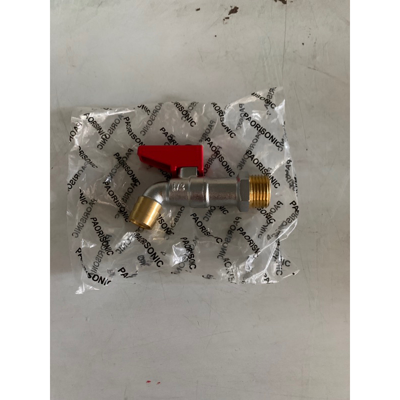 Kran Air / Kran Tembok / Kran Besi Pendek Paorisonic Kuningan 1/2 / Kran Kuningan Murah Awet