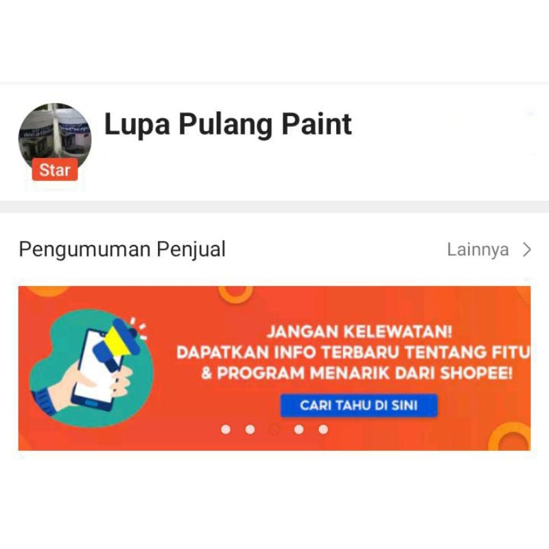 Pesanan Khusus Cat Tembok 20Kg