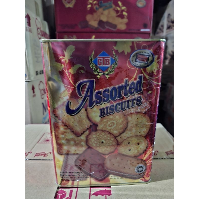 

ROTI KALENG GTB SEGI 650 GRAM/BISKUIT ASORTED GTB SEGI