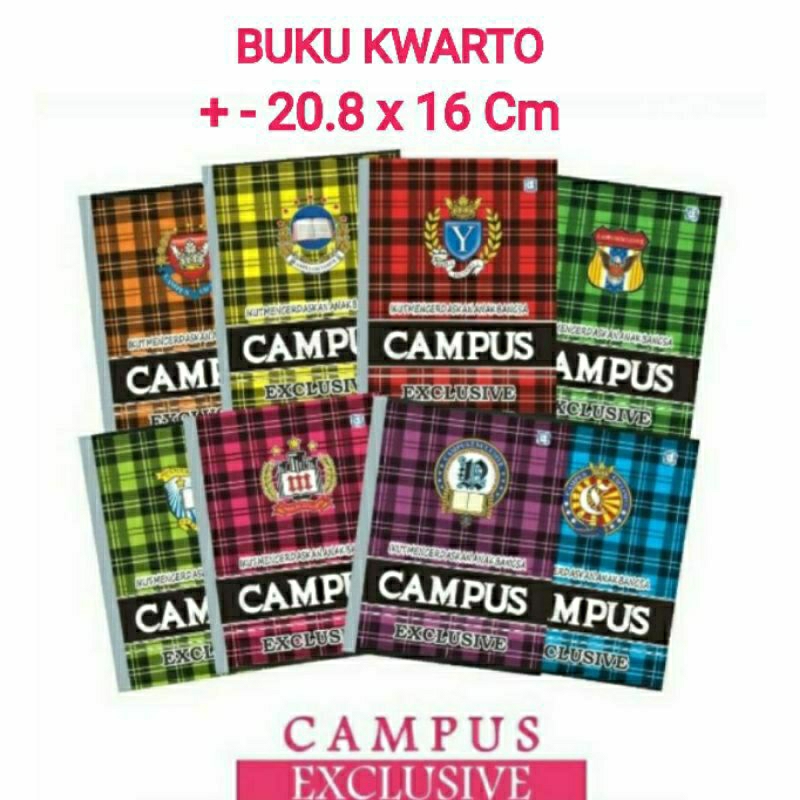 

TERMURAH ! [1 PCS ] BUKU TULIS CAMPUS ISI 38 LBR