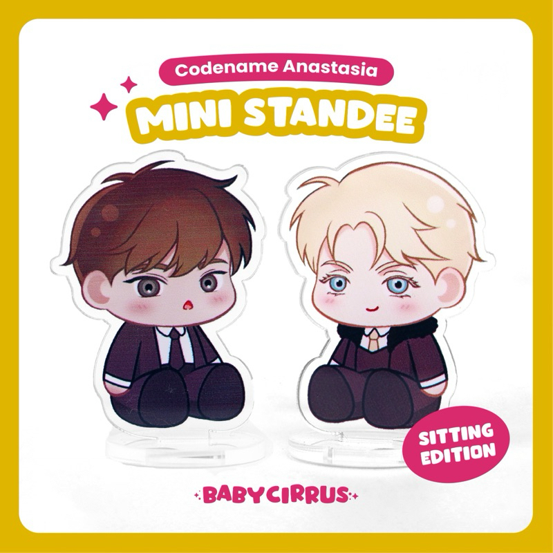 Mini Standee Sitting Edition | Manhwa Codename Anastasia | Zhenya Taekjoo