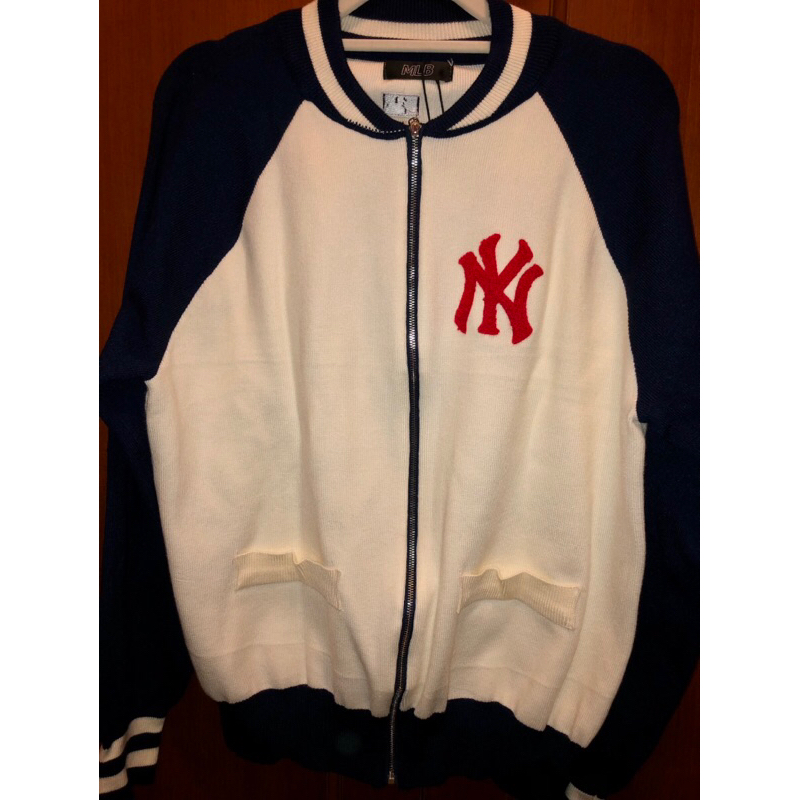 MLB-CardiganZipperMLBNavy