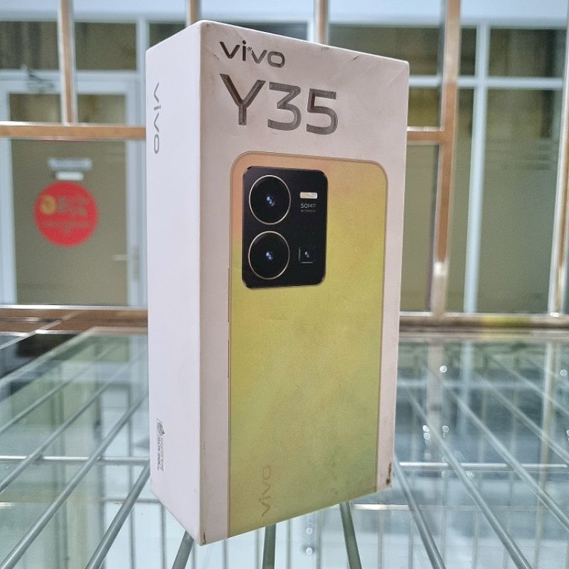 Handphone VIVO Y35 Second Bekas Hitam Black