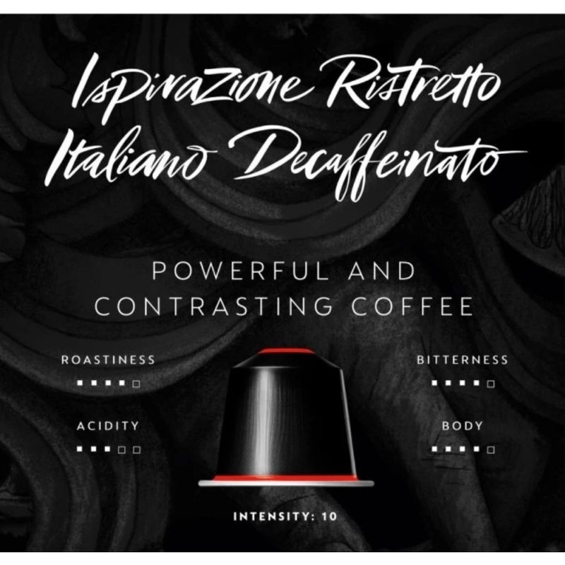 

Nespresso Ispirazione Ristretto Italiano Decaffeinato ( 5capsule )