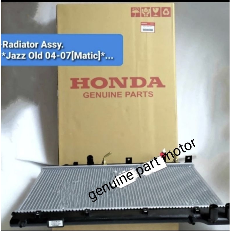 RADIATOR ASSY MATIC HONDA JAZZ OLD IDISI ASLI ORIGINAL DENSO (19010-PWJ-F01)