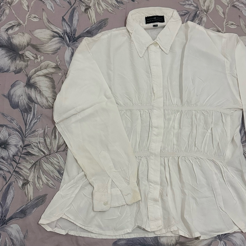 white blouse from house of shopaholic