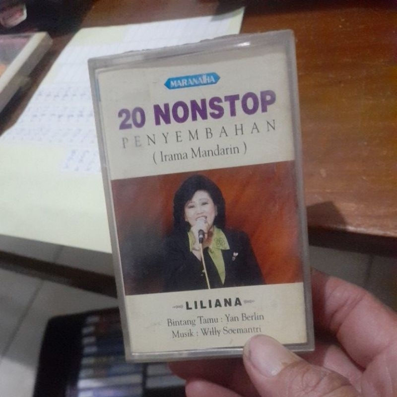 kaset pita rohani 20 nonstop penyembahan(irama mandarin) liliana (K908)