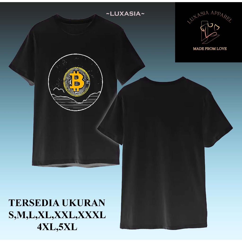 Bitcoin BTC Cripto Criptomoneda Altcoin HODL Camiseta BTC Tshirt Kaos Btc Katun