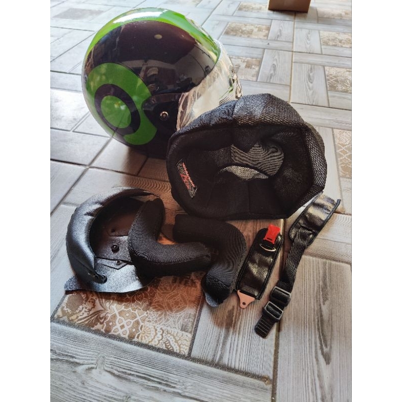 Paket Kaca Helm Ojol + Busa Helm Ojol