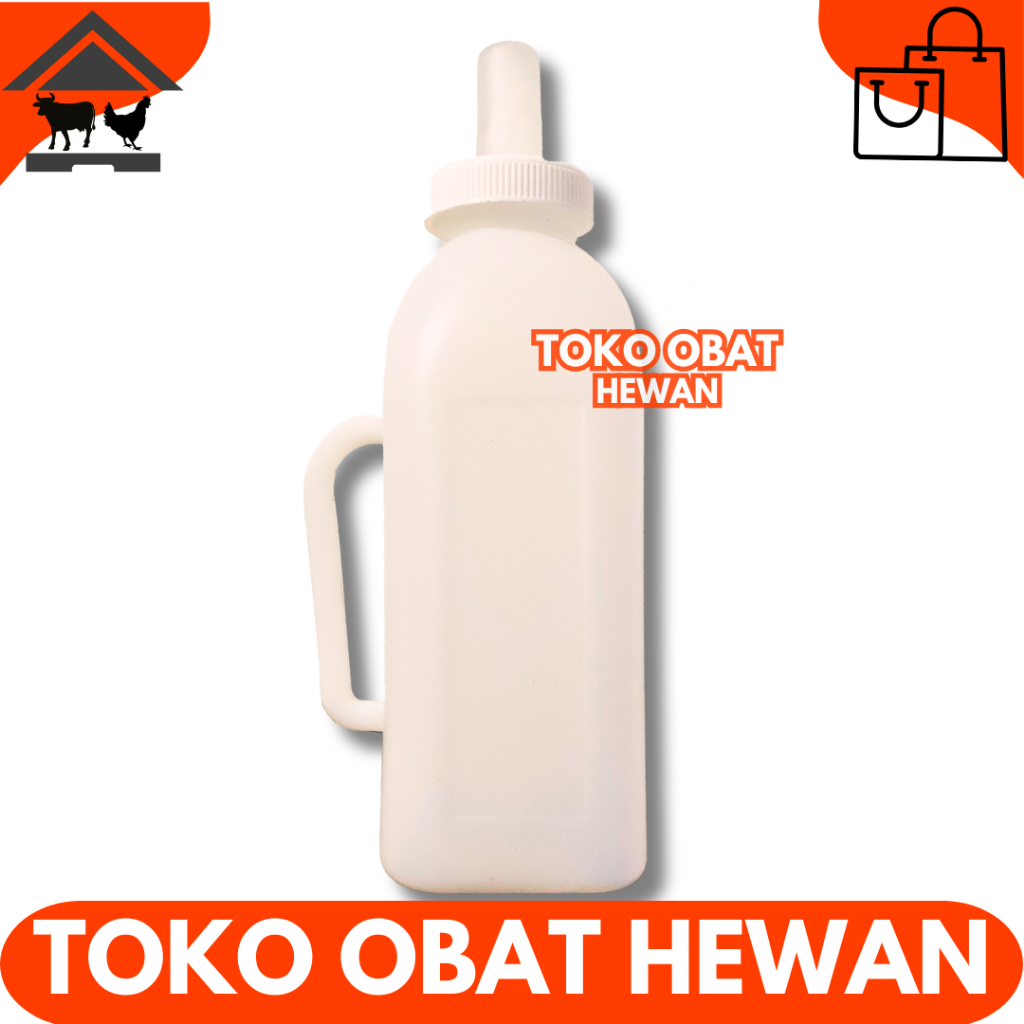 BOTOL DOT SAPI 2 LITER PUTIH - BOTOL ANAK SAPI PEDET 2 LITER - BOTOL DOT BERKUALITAS.