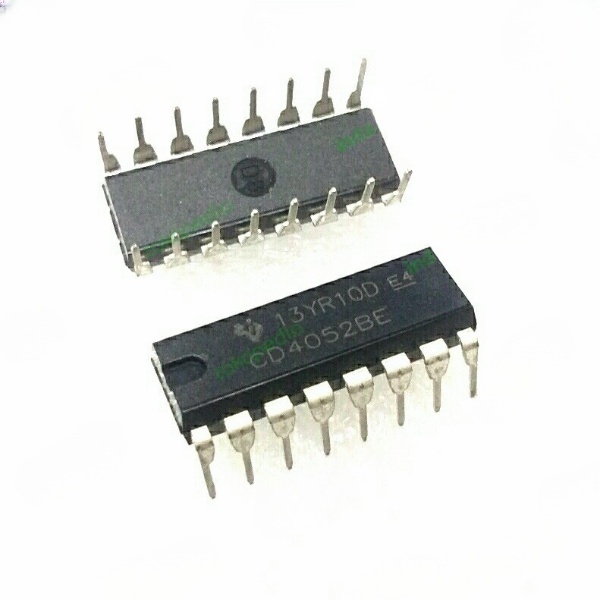 IC CD4052 CD4052BE CD 4052 HCF4052 HEF4052 MC14052 Dip Iseeu773 Dijamin