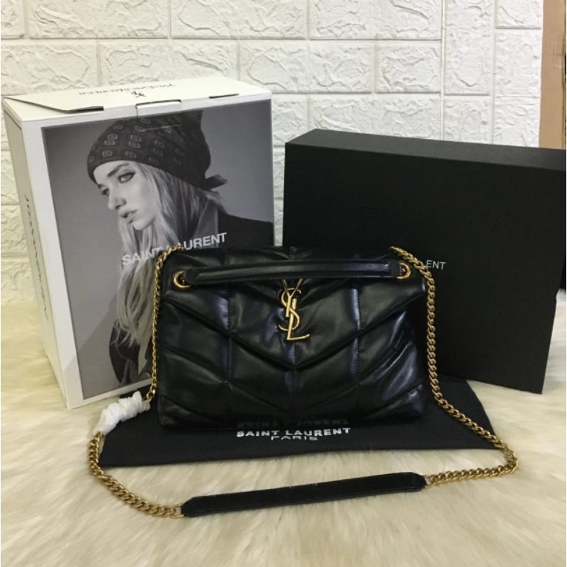 Tas yesL Loulou Puffer Bag 28cm  with Box Magnet (Double Box)