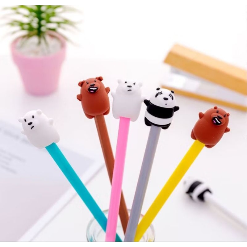 

Pulpen Karakter Beruang Warna Random