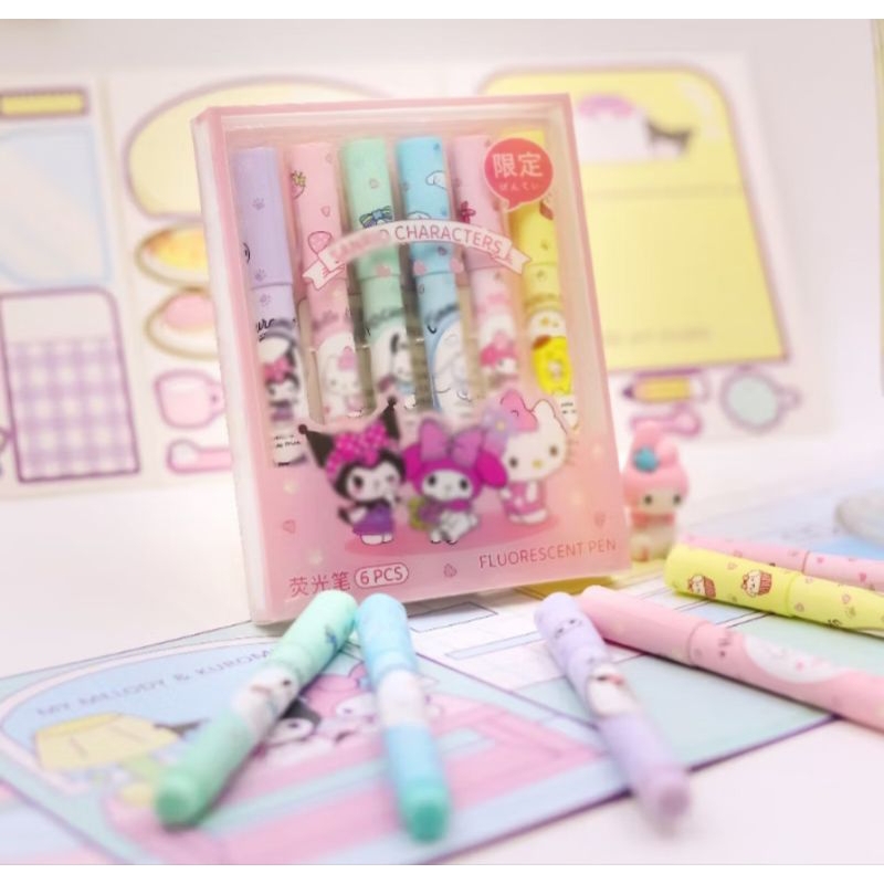 

Highlighter Motif Spidol Warna Warni 1 Pcs