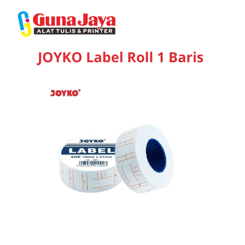 

JOYKO Label Roll 1 Baris - Label Stiker Serbaguna untuk Kantor dan Rumah - GunajayaATK