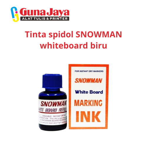 

Tinta spidol SNOWMAN whiteboard biru