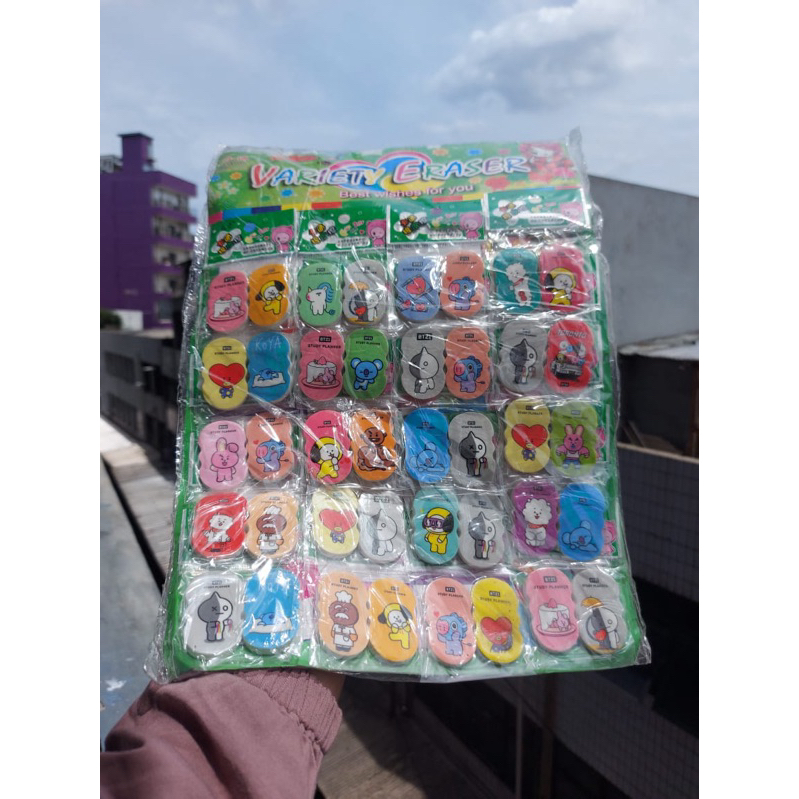 

PENGHAPUS SANRIO MURAH ISI BANYAK 1 LEMBAR ISI 40Pcs