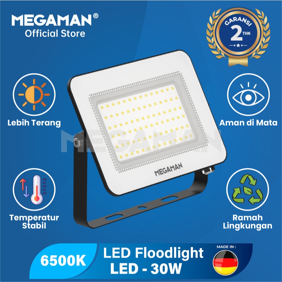 LAMPU SOROT LED LAMPU TEMBAK FLOODLIGHT ZDL3014 MEGAMAN