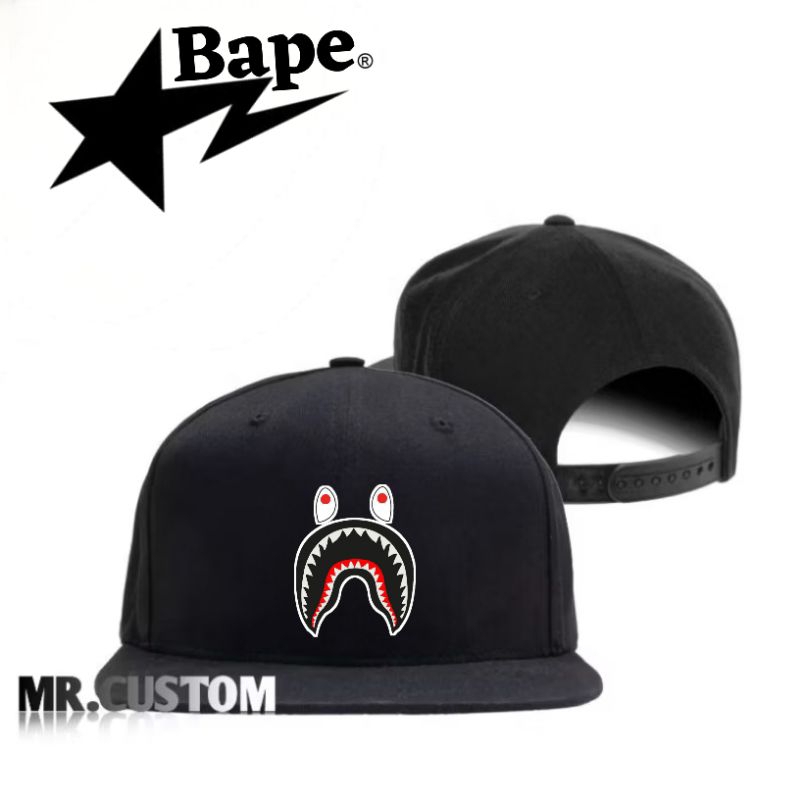 Topi Snapback Casual Premium AAPE/Topi Snapback Trucker Distro Pria Wanita Dewasa