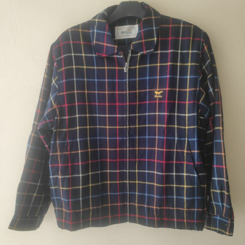 JACKET VINTAGE HARRINGTON WOLSEY TARTAN