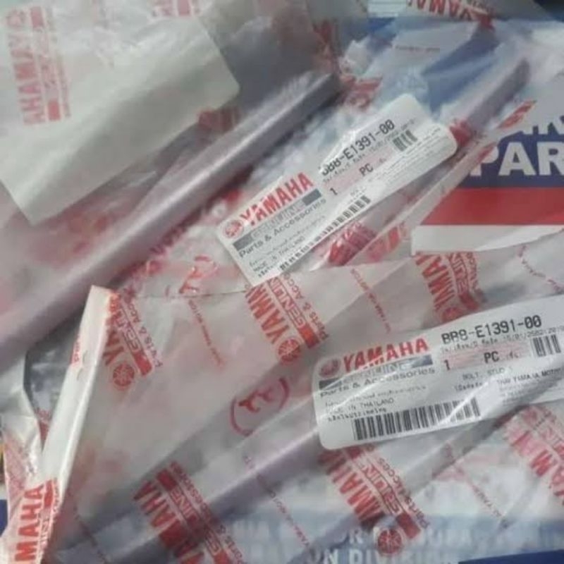 BB8-E1391-00 2pcs BOLT STUD 1 BAUT TUSUK SATE NEW AEROX 155 ORIGINAL YAMAHA