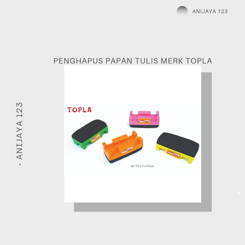 

Penghapus Papan Tulis / whiteboard Merk Topla