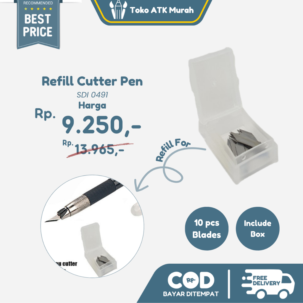 

Refill - Cutter Pen SDI 0491