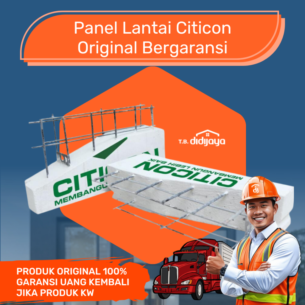 Panel Lantai Citicon Harga Perkubik - Pengganti dak cor konvensional