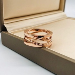 ❤️COD 17K emas asli Cincin kosong berputar 17K emas