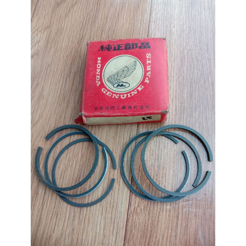 ring piston ring seher piston ring Honda CB125 CB125 twin oversize 25 original NOS Japan